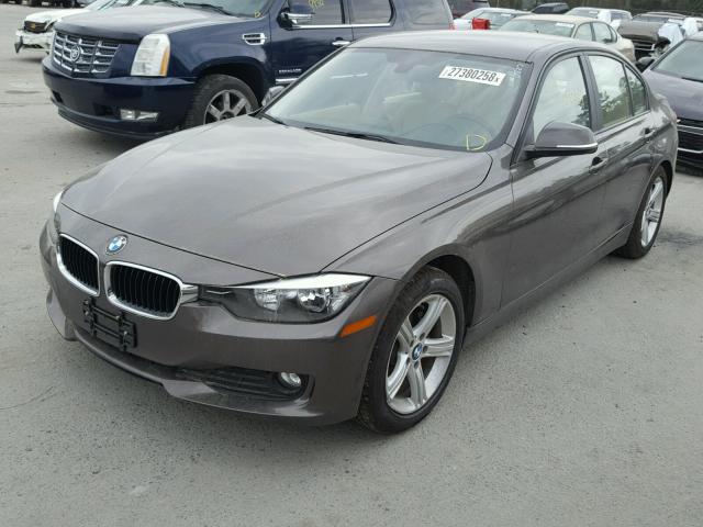 WBA3B1G57ENT00527 - 2014 BMW 320 I BROWN photo 2