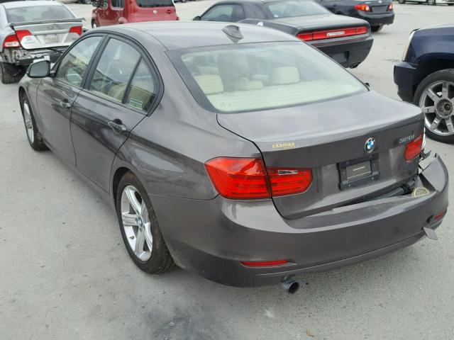WBA3B1G57ENT00527 - 2014 BMW 320 I BROWN photo 3