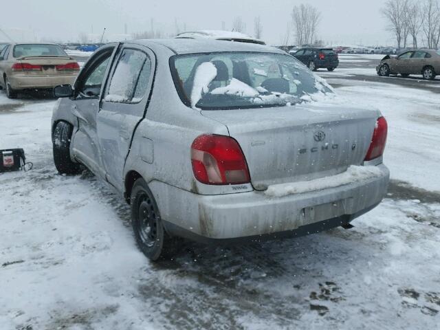 JTDBT123825025750 - 2002 TOYOTA ECHO SILVER photo 3