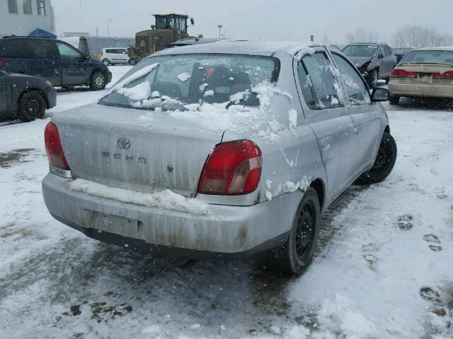 JTDBT123825025750 - 2002 TOYOTA ECHO SILVER photo 4