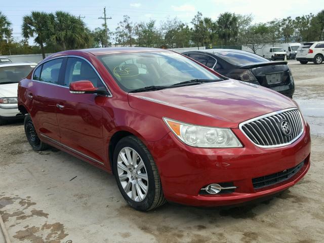 1G4GC5E32DF238629 - 2013 BUICK LACROSSE RED photo 1