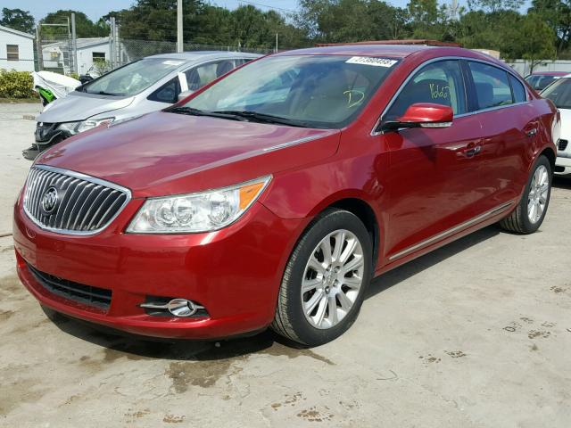 1G4GC5E32DF238629 - 2013 BUICK LACROSSE RED photo 2