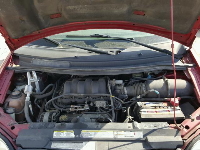 2FMZA5247YBB60089 - 2000 FORD WINDSTAR S RED photo 7