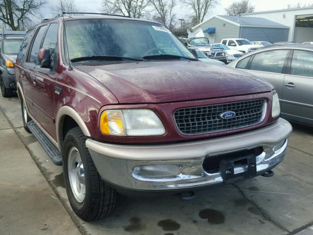 1FMPU18L4WLA21766 - 1998 FORD EXPEDITION BURGUNDY photo 1