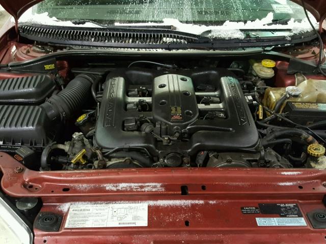 2B3HD76V7YH330830 - 2000 DODGE INTREPID R RED photo 7