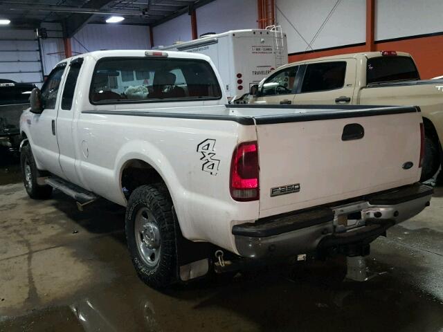 1FTSX21587EB03142 - 2007 FORD F250 SUPER WHITE photo 3