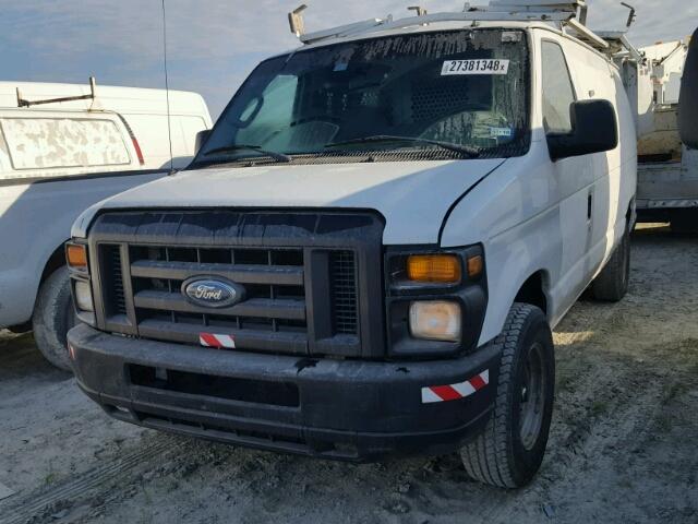 1FTNE24L28DA83071 - 2008 FORD ECONOLINE WHITE photo 2