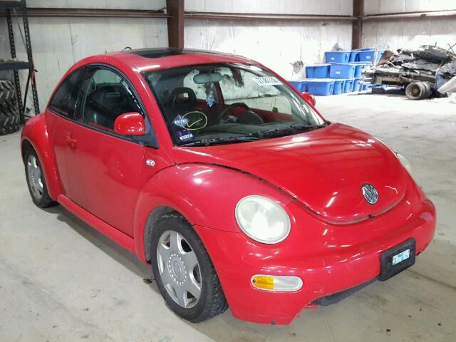 3VWCC21C4YM411111 - 2000 VOLKSWAGEN NEW BEETLE RED photo 1