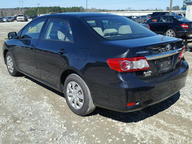 JTDBU4EE6B9169091 - 2011 TOYOTA COROLLA BA BLACK photo 3