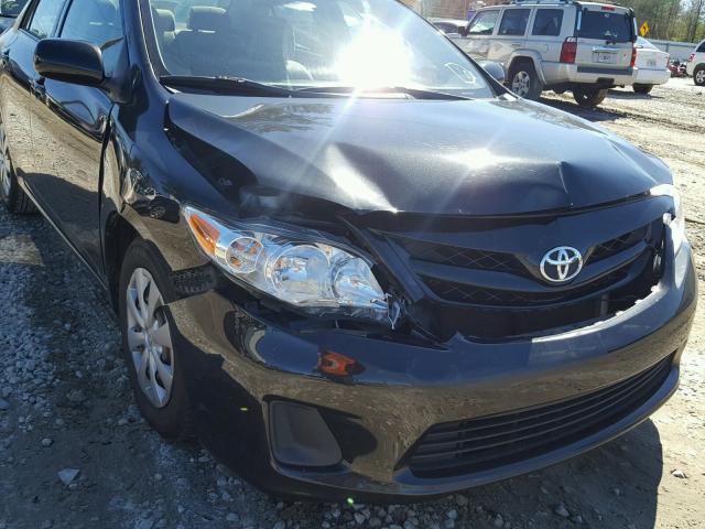 JTDBU4EE6B9169091 - 2011 TOYOTA COROLLA BA BLACK photo 9