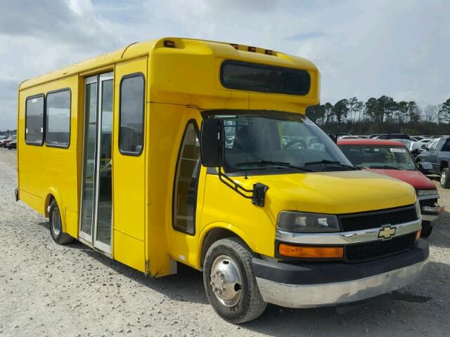 1GB3G3BG8B1107674 - 2011 CHEVROLET EXPRESS G3 YELLOW photo 1