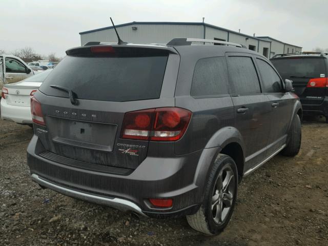 3C4PDDGG5ET312712 - 2014 DODGE JOURNEY CR GRAY photo 4