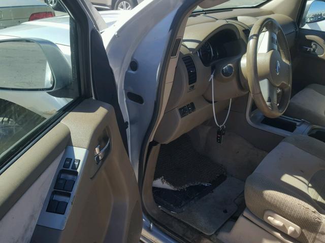 5N1AR18U65C749295 - 2005 NISSAN PATHFINDER SILVER photo 9