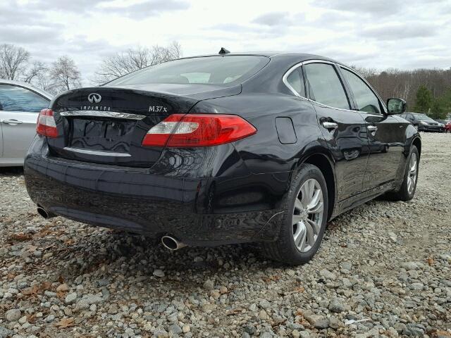 JN1BY1AR7DM603792 - 2013 INFINITI M37 X AWD BLACK photo 4