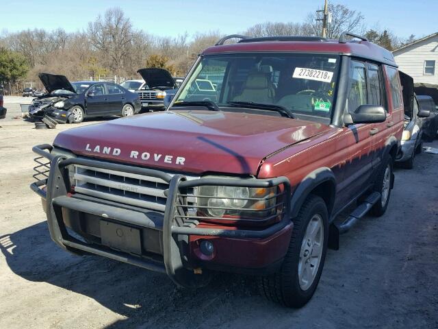 SALTY16413A780958 - 2003 LAND ROVER DISCOVERY BURGUNDY photo 2