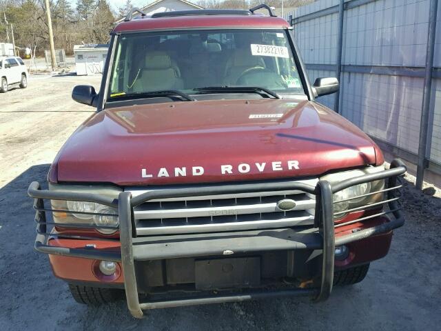 SALTY16413A780958 - 2003 LAND ROVER DISCOVERY BURGUNDY photo 9