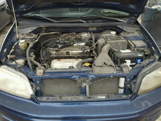 JA3AJ26E52U066151 - 2002 MITSUBISHI LANCER ES BLUE photo 7