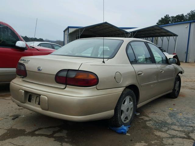 1G1NE52J01M662237 - 2001 CHEVROLET MALIBU LS 金色 照片 4