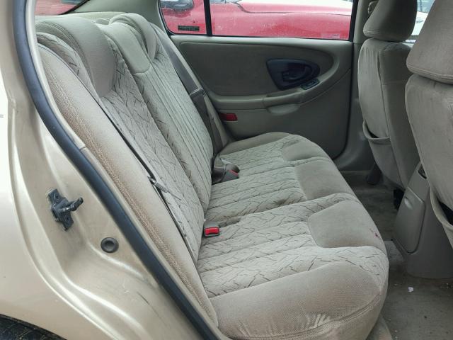 1G1NE52J01M662237 - 2001 CHEVROLET MALIBU LS 金色 照片 6