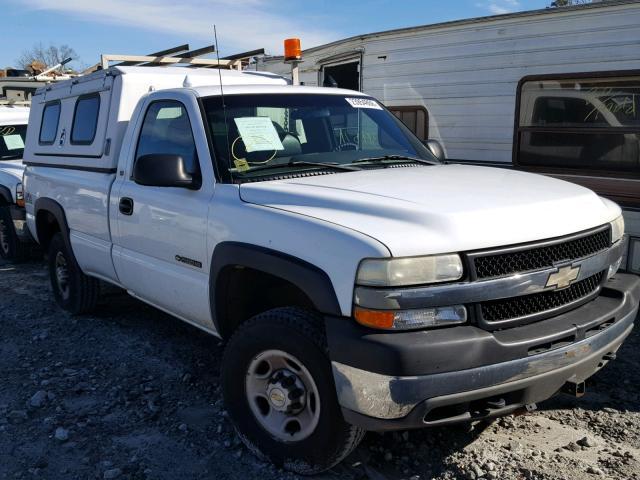 1GCHK24U62E195338 - 2002 CHEVROLET SILVERADO WHITE photo 1