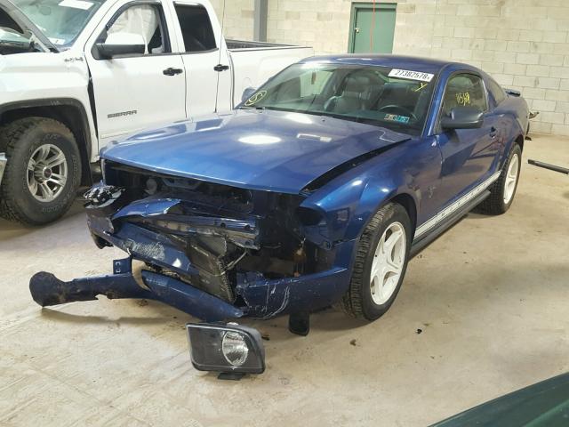 1ZVHT80N795131346 - 2009 FORD MUSTANG BLUE photo 2