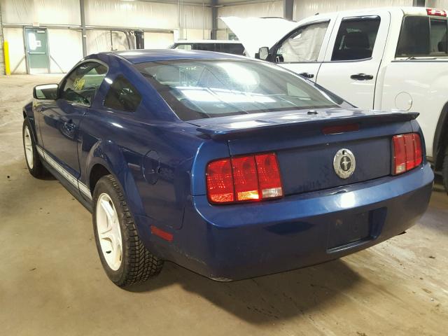 1ZVHT80N795131346 - 2009 FORD MUSTANG BLUE photo 3