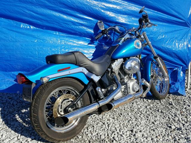 1HD1BVB324Y038189 - 2004 HARLEY-DAVIDSON FXSTI BLUE photo 4