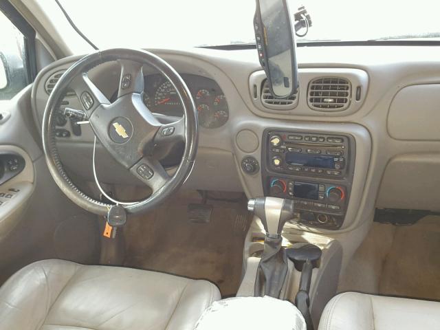 1GNDS13S062132081 - 2006 CHEVROLET TRAILBLAZE WHITE photo 9