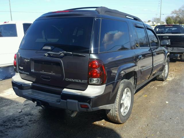 1GNES16P146101312 - 2004 CHEVROLET TRAILBLAZE GRAY photo 4