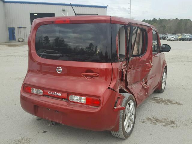 JN8AZ2KR5CT251315 - 2012 NISSAN CUBE BASE RED photo 4