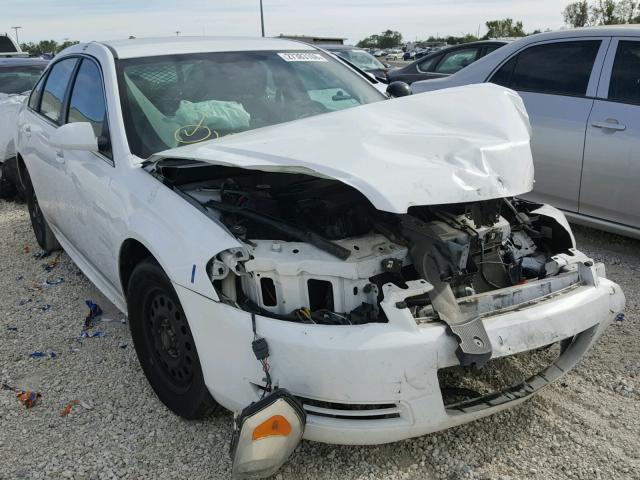 2G1WD5EM2A1241306 - 2010 CHEVROLET IMPALA POL WHITE photo 1