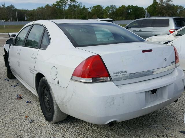 2G1WD5EM2A1241306 - 2010 CHEVROLET IMPALA POL WHITE photo 3