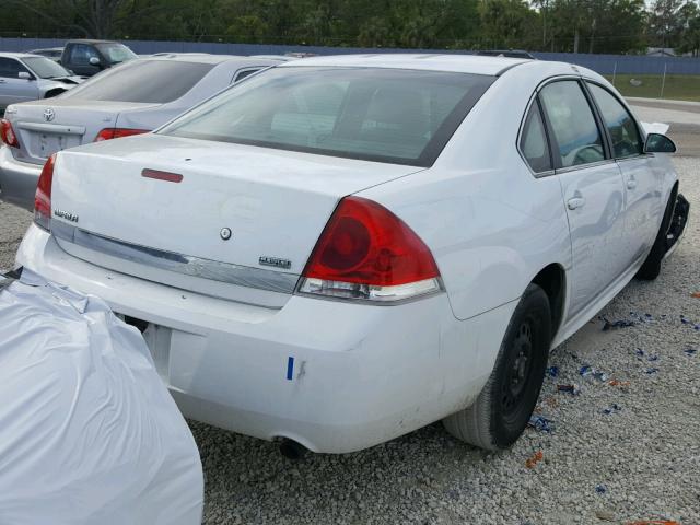 2G1WD5EM2A1241306 - 2010 CHEVROLET IMPALA POL WHITE photo 4