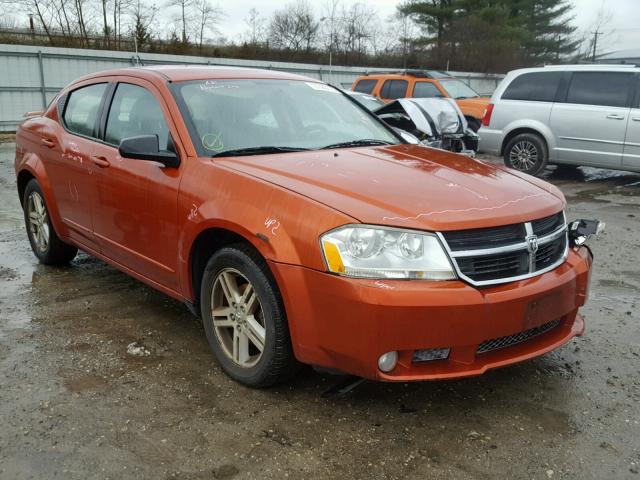 1B3LC56K78N690386 - 2008 DODGE AVENGER SX ORANGE photo 1