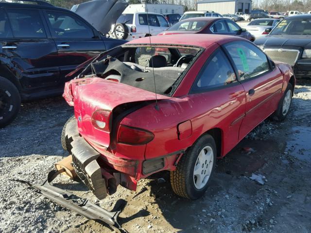 1G1JC1241Y7152432 - 2000 CHEVROLET CAVALIER RED photo 4