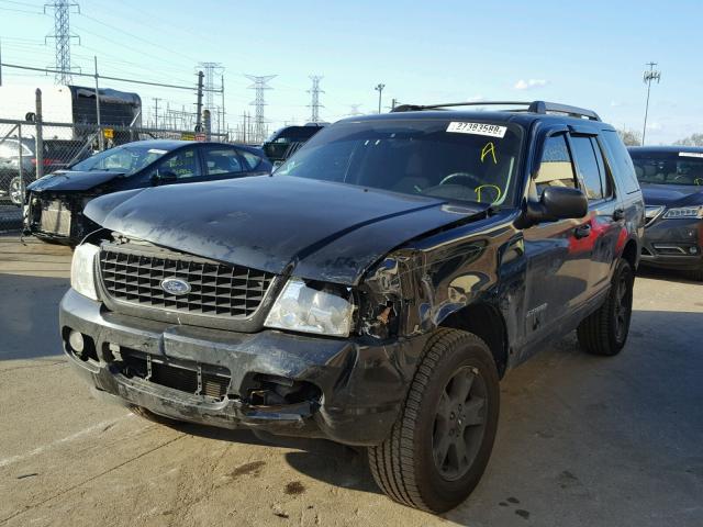 1FMZU73K35UA84456 - 2005 FORD EXPLORER X BLACK photo 2