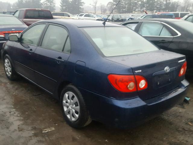 2T1BR30E58C922020 - 2008 TOYOTA COROLLA CE BLUE photo 3