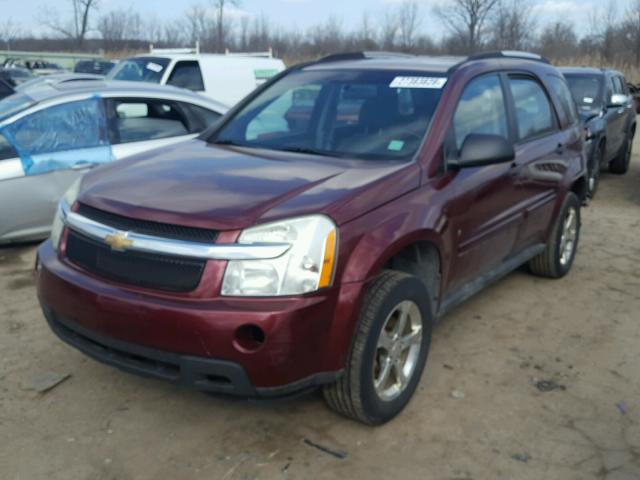 2CNDL13F976060970 - 2007 CHEVROLET EQUINOX LS RED photo 2