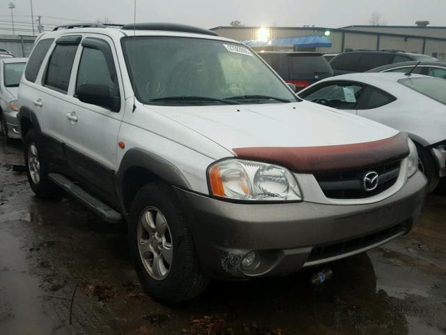 4F2CZ94174KM16308 - 2004 MAZDA TRIBUTE LX WHITE photo 1