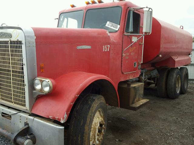 1FUPYBYB6CP209921 - 1982 FREIGHTLINER CONVENTION RED photo 2