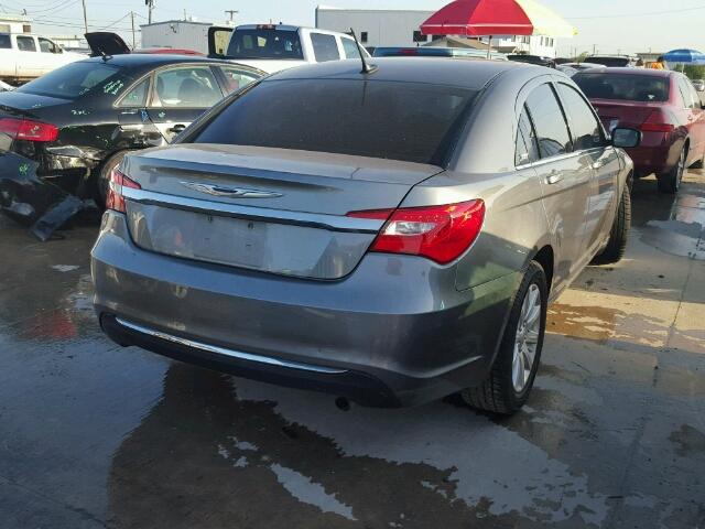 1C3CCBBB6CN104115 - 2012 CHRYSLER 200 TOURIN SILVER photo 4