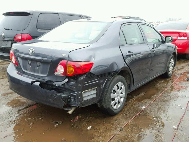 1NXBU4EEXAZ296434 - 2010 TOYOTA COROLLA BA GRAY photo 4