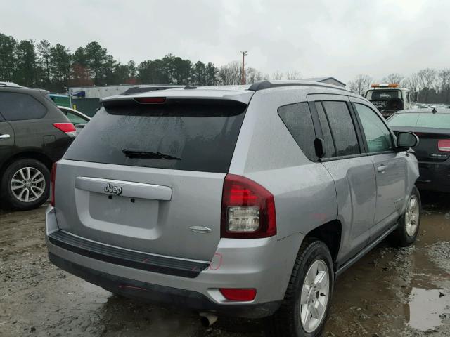 1C4NJCEB4GD704901 - 2016 JEEP COMPASS LA SILVER photo 4