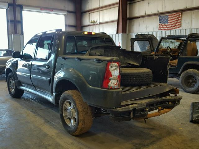 1FMZU77K34UA27246 - 2004 FORD EXPLORER S GREEN photo 3