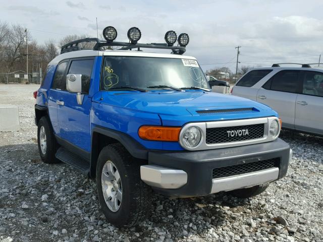 JTEBU11F370011960 - 2007 TOYOTA FJ CRUISER BLUE photo 1