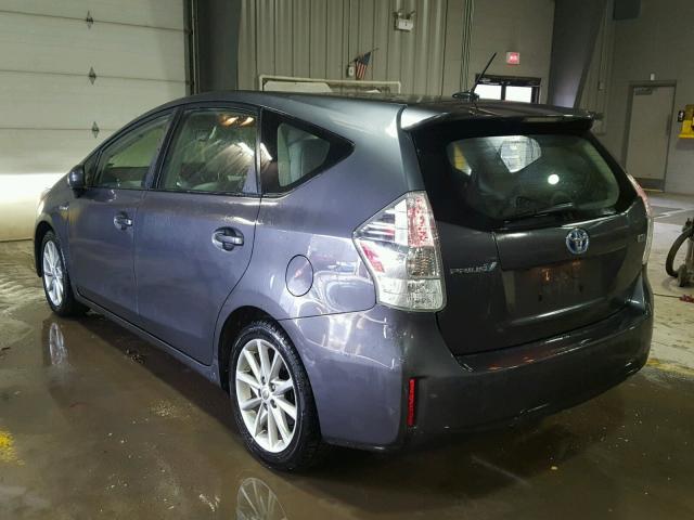 JTDZN3EU3D3238399 - 2013 TOYOTA PRIUS V GRAY photo 3