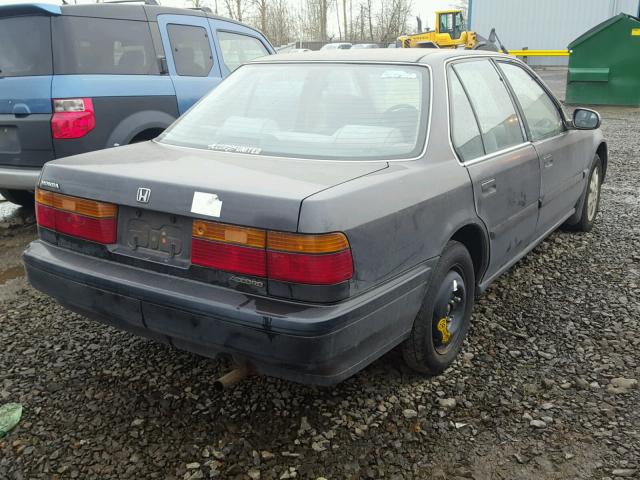 1HGCB7658ML000319 - 1991 HONDA ACCORD LX BLACK photo 4