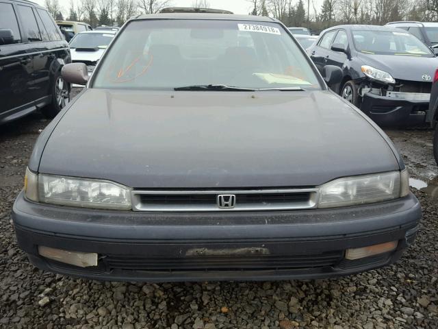 1HGCB7658ML000319 - 1991 HONDA ACCORD LX BLACK photo 9