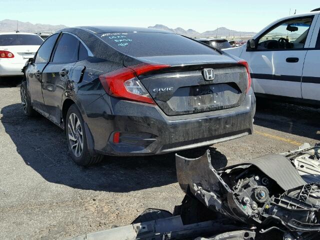 19XFC2F75GE001373 - 2016 HONDA CIVIC BLACK photo 3