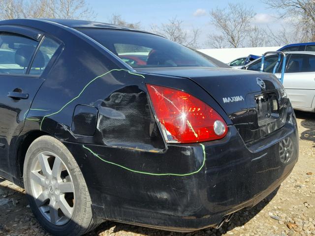 1N4BA41E76C838093 - 2006 NISSAN MAXIMA SE BLACK photo 9